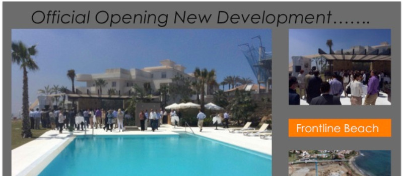 Officiële opening van een nieuw project in Estepona